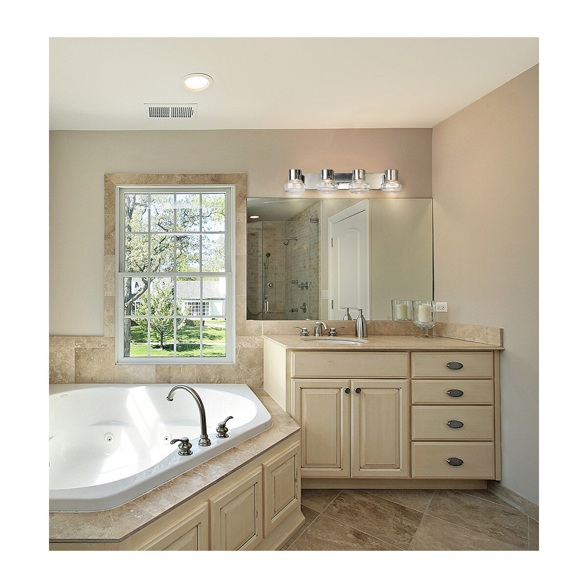 Belby LED 30.87 inch Chrome Bath Vanity Wall Light